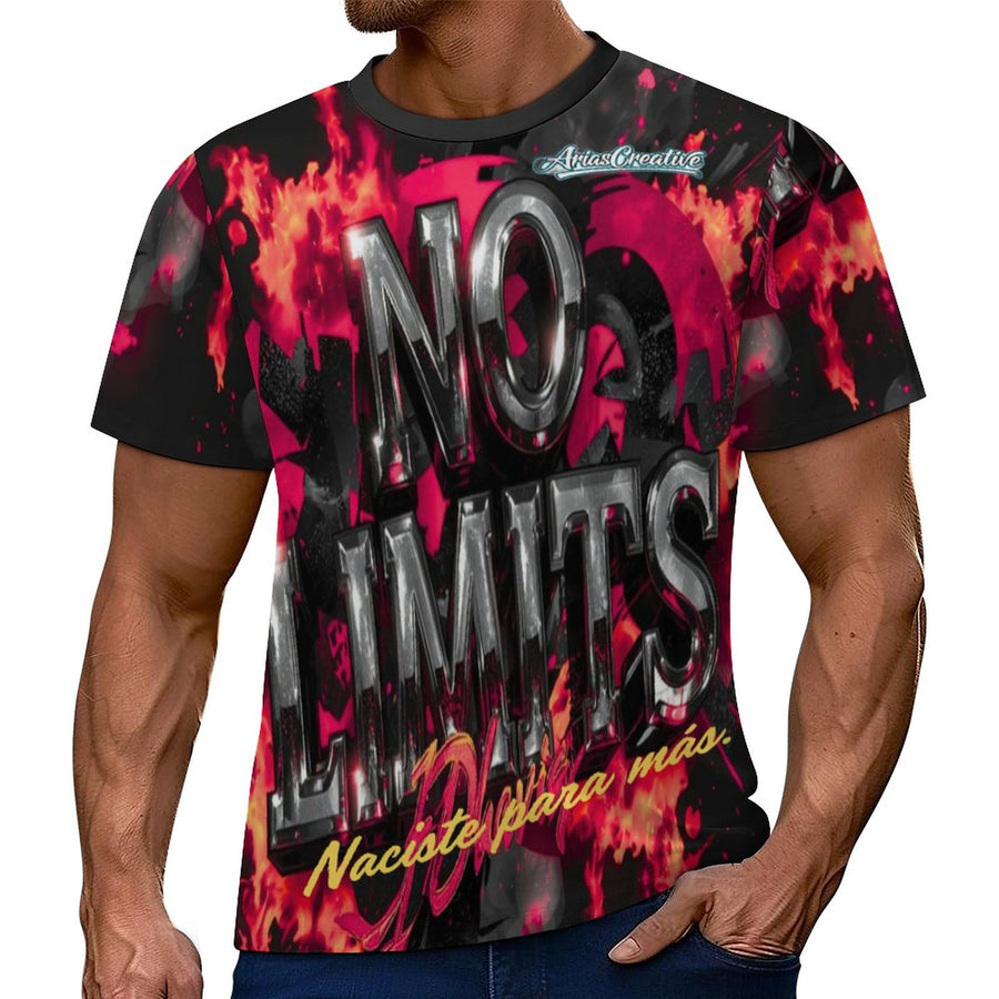 Camiseta "No Limits" | "Naciste para más. Hoy es tu día, haz que cuente" | AriasCreative Premium