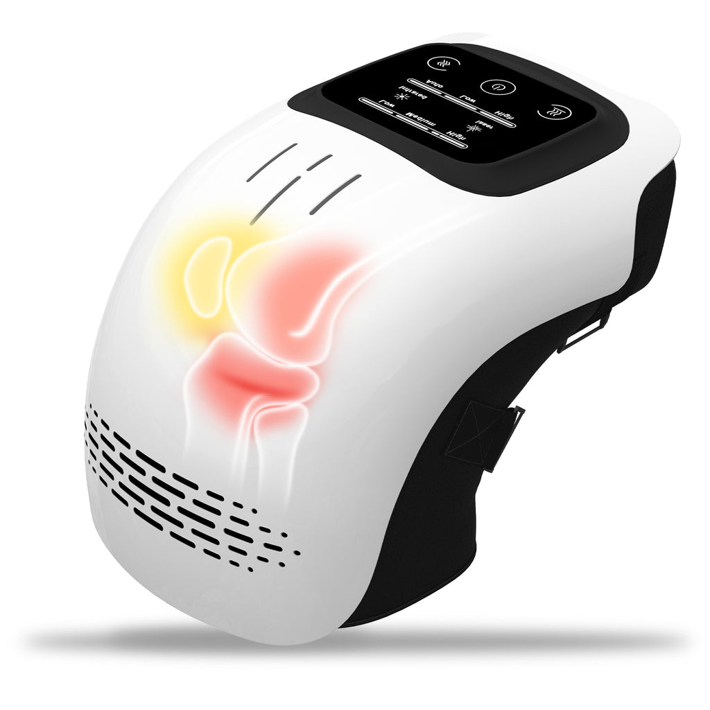 Masajeador de Rodilla Inteligente Eléctrico para Uso en Casa – Amasado, Calefacción, Vibración e Infrarrojo, Recargable para Alivio del Dolor - ariascreative