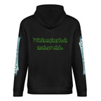 Sudadera hoodie de algodón para hombre de peaprint, con capucha, bolsillo y estampado en frontal, espalda y manga.
