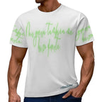 Camiseta AriasCreative Conejo Urbano Verde de streetwear premium con diseño 3D, en color verde, de la marca SALE-Personal Design.